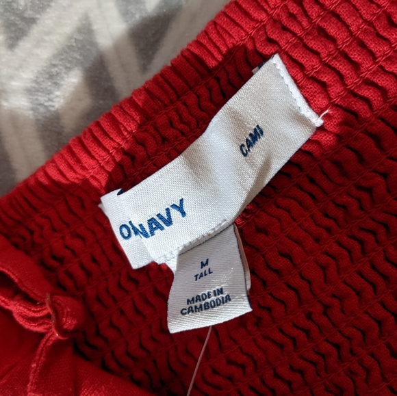 NWT Linen Red Fit and Flare Old Navy Medium Tall - Picture 5 of 15